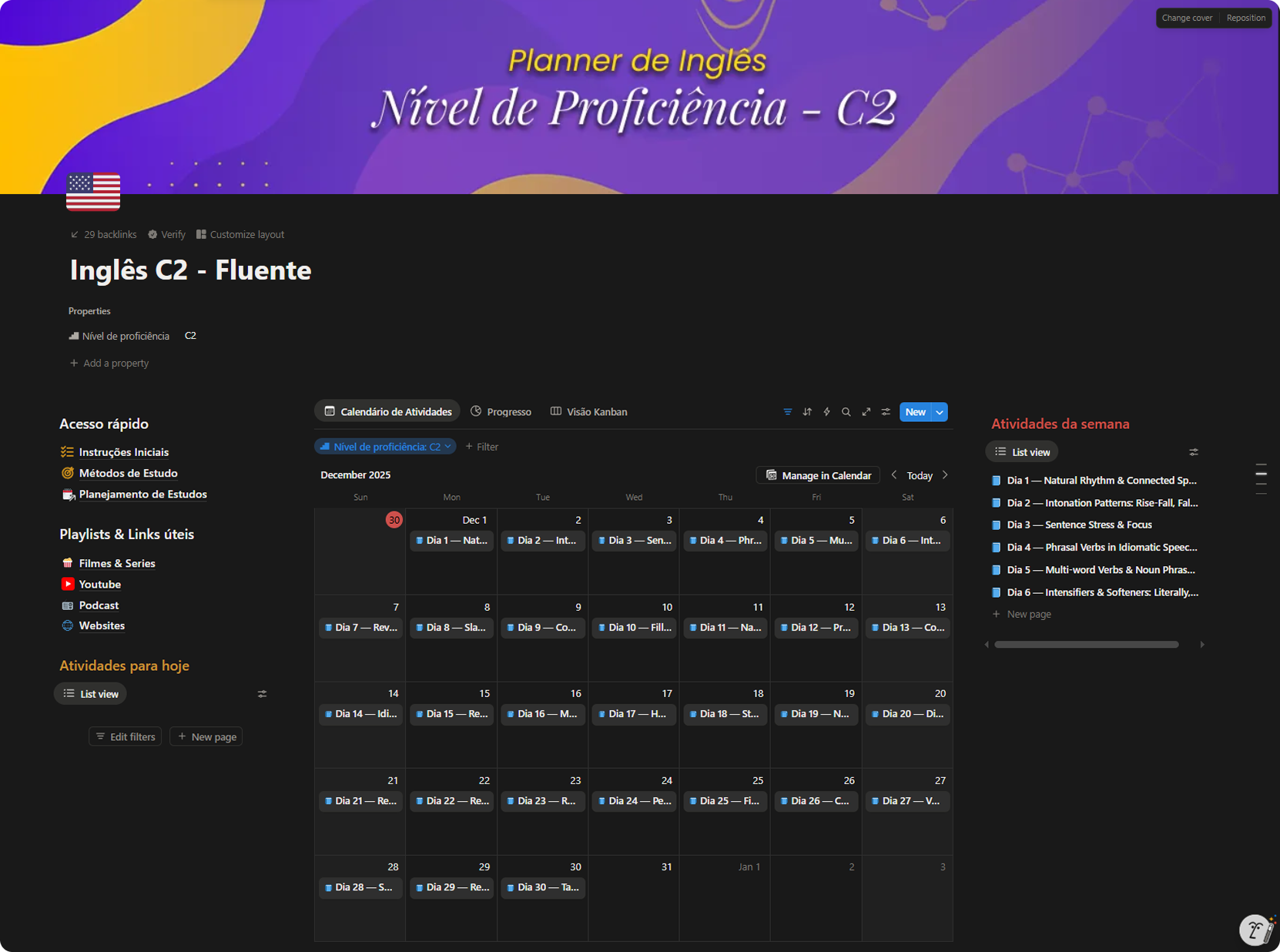 Usando o Planner no dia a dia